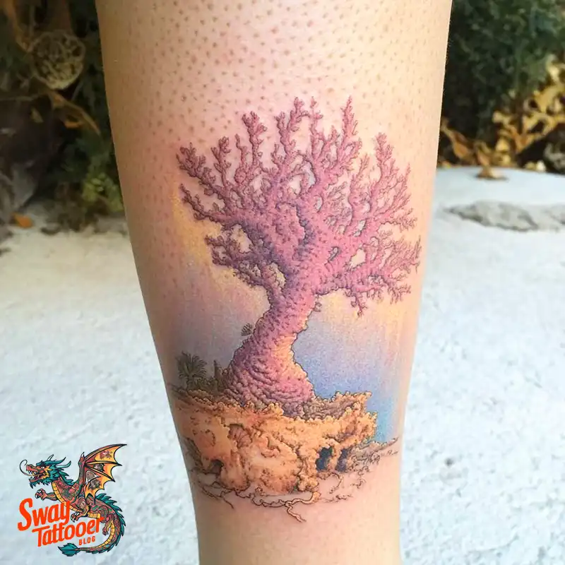 100 Coral Tattoo Designs – Ocean Magic Ink on Your Skin 82 Coral Tattoo
