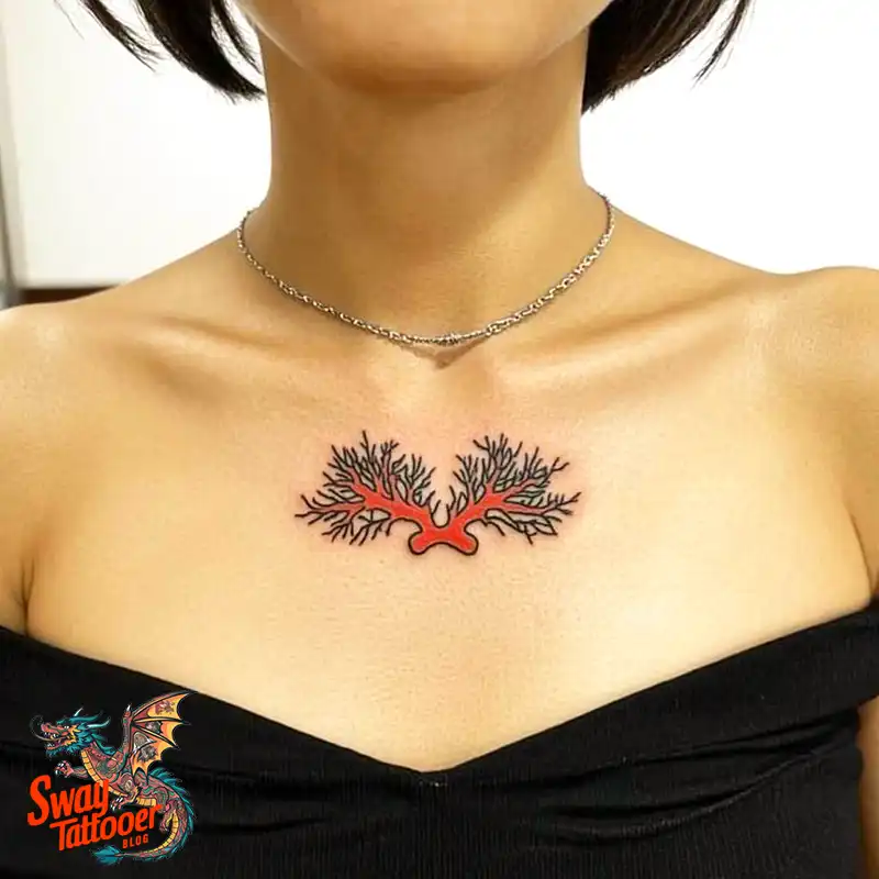 100 Coral Tattoo Designs – Ocean Magic Ink on Your Skin 67 Coral Tattoo