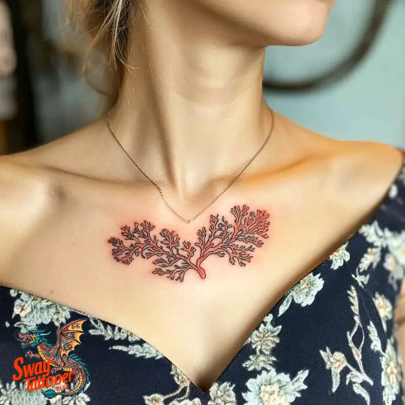 100 Coral Tattoo Designs – Ocean Magic Ink on Your Skin 65 Coral Tattoo