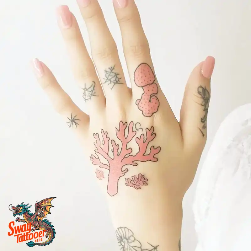 100 Coral Tattoo Designs – Ocean Magic Ink on Your Skin 58 Coral Tattoo