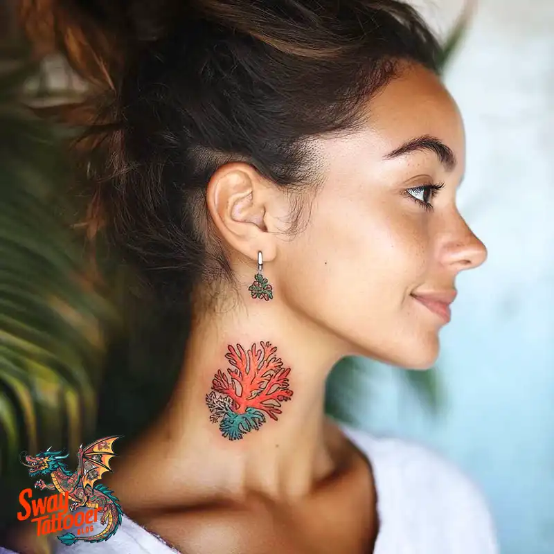 100 Coral Tattoo Designs – Ocean Magic Ink on Your Skin 47 Coral Tattoo