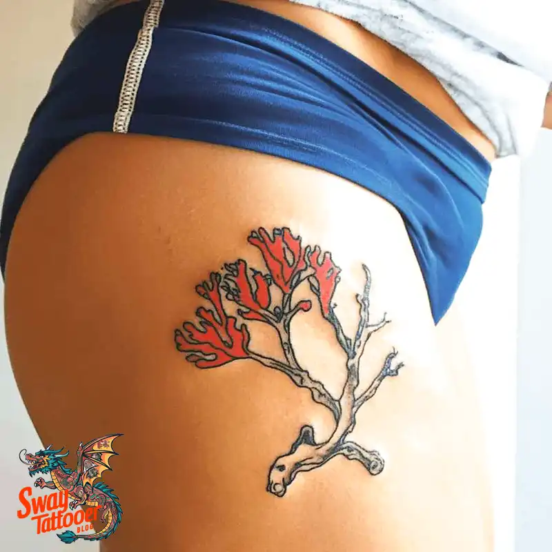 100 Coral Tattoo Designs – Ocean Magic Ink on Your Skin 38 Coral Tattoo