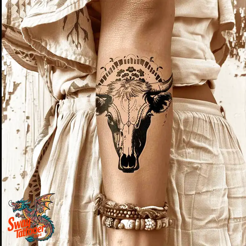 80 Bull Skull Tattoo Designs: Your Inner Strength & Spirit 60 Cow Skull Tattoo