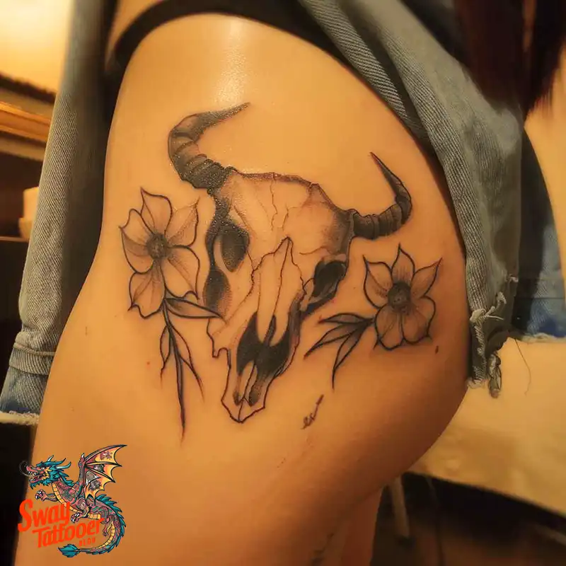 80 Bull Skull Tattoo Designs: Your Inner Strength & Spirit 40 Bull Skull Tattoo
