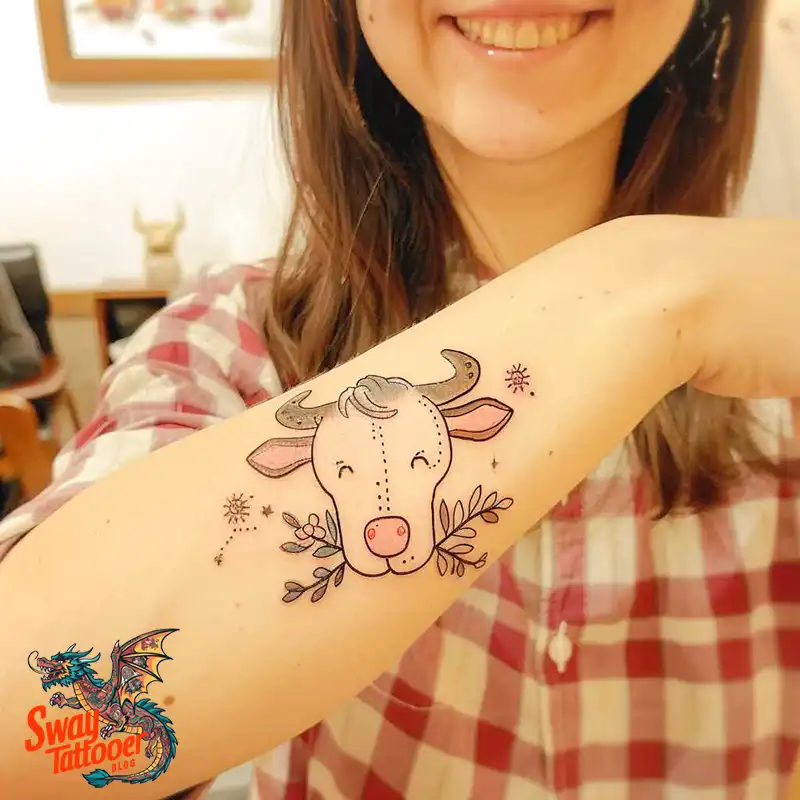 80 Bull Skull Tattoo Designs: Your Inner Strength & Spirit 29 Bull Skull Tattoo