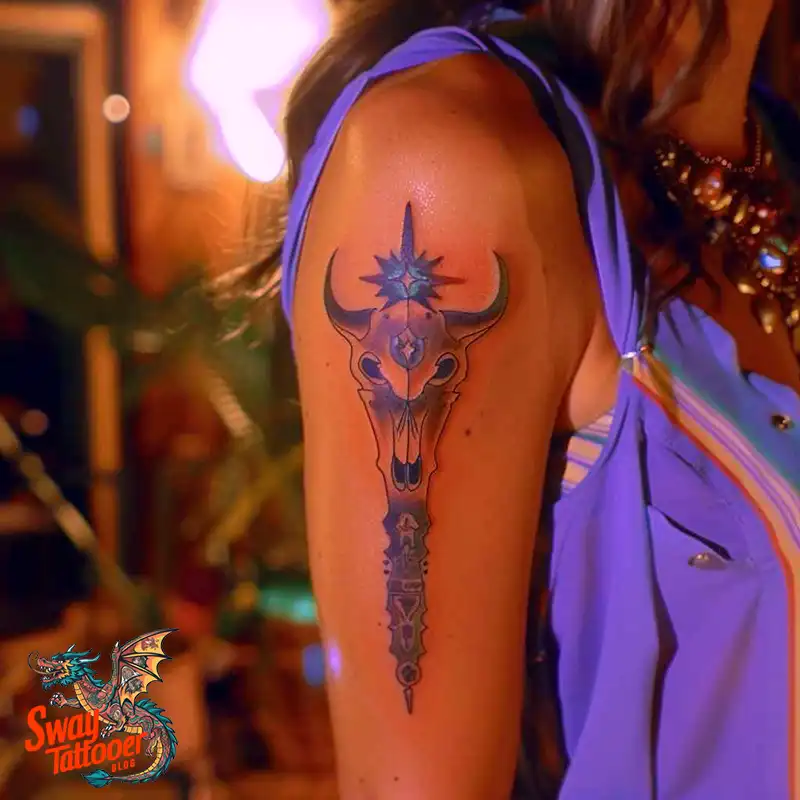 80 Bull Skull Tattoo Designs: Your Inner Strength & Spirit 20 Bull Skull Tattoo