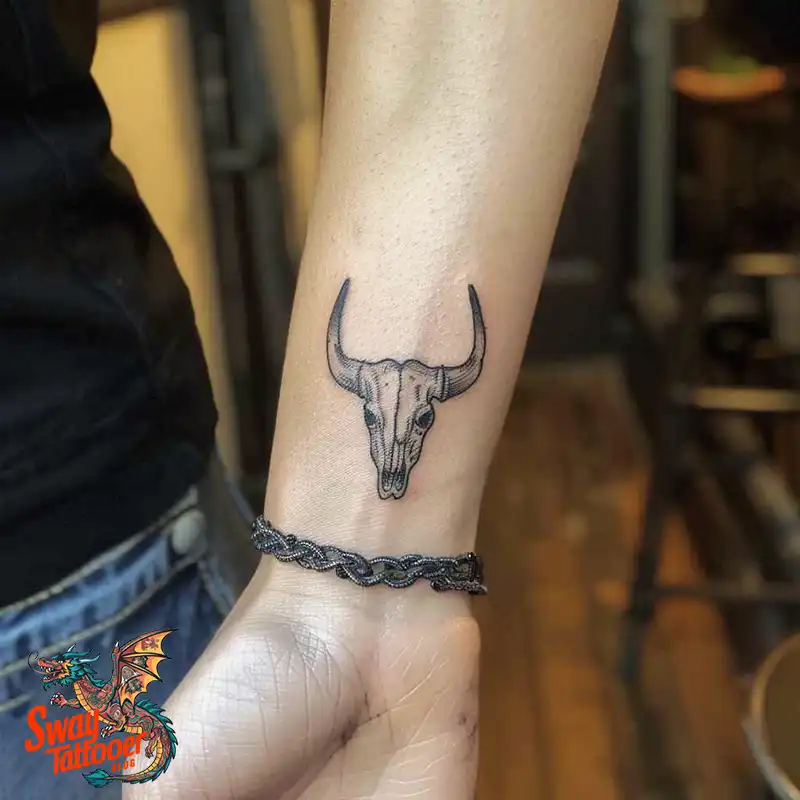 80 Bull Skull Tattoo Designs: Your Inner Strength & Spirit 72 Cow Skull Tattoo