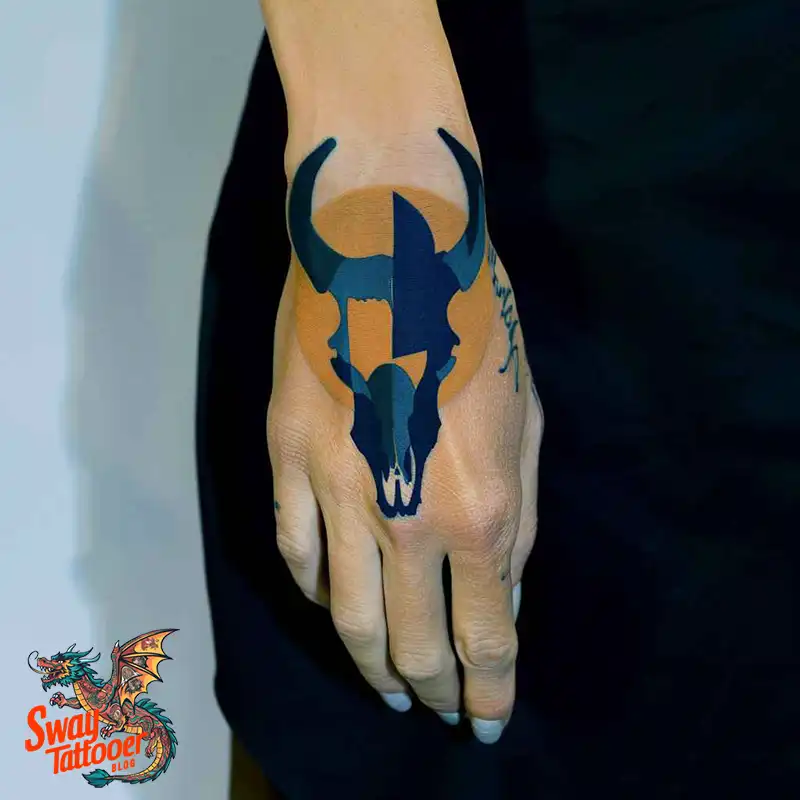 80 Bull Skull Tattoo Designs: Your Inner Strength & Spirit 10 Bull Skull Tattoo