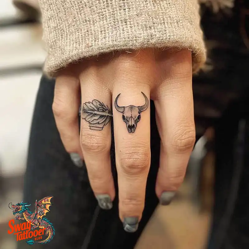 80 Bull Skull Tattoo Designs: Your Inner Strength & Spirit 7 Bull Skull Tattoo