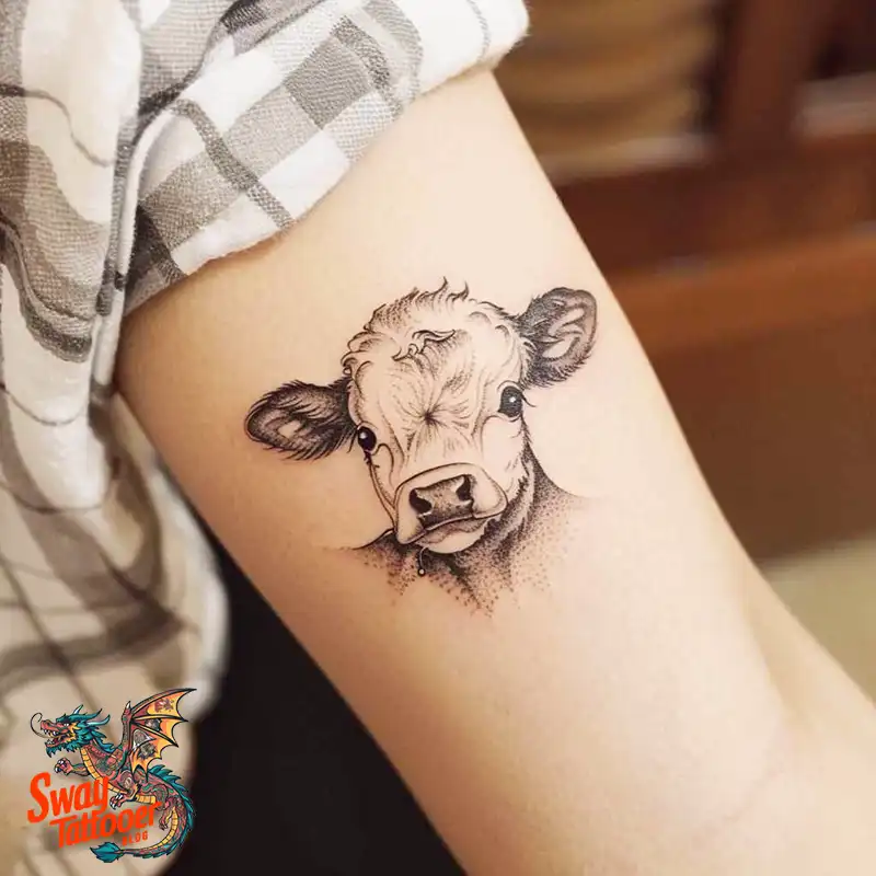 160 Cow Tattoo Design Ideas: Meaning, Art & Tradition 165 Cow Tattoo