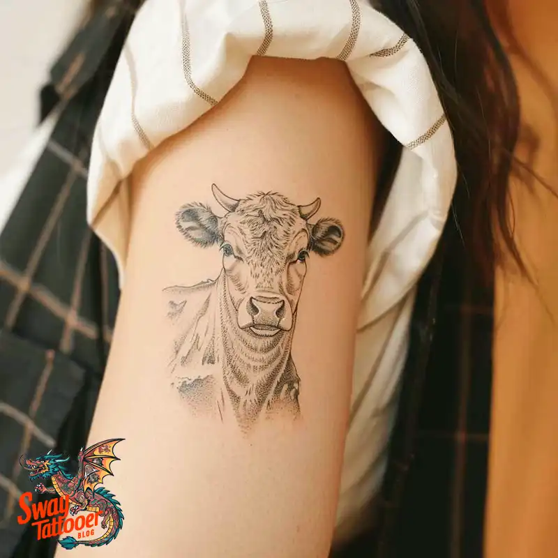 160 Cow Tattoo Design Ideas: Meaning, Art & Tradition 60 Cow Tattoo