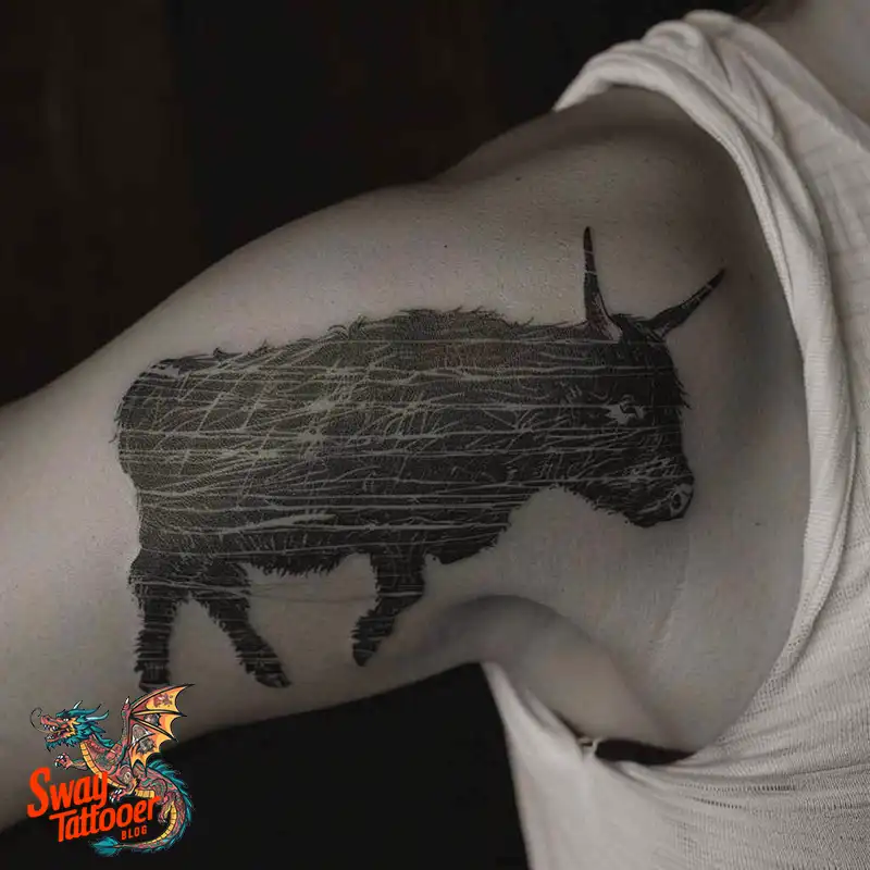 160 Cow Tattoo Design Ideas: Meaning, Art & Tradition 57 Cow Tattoo