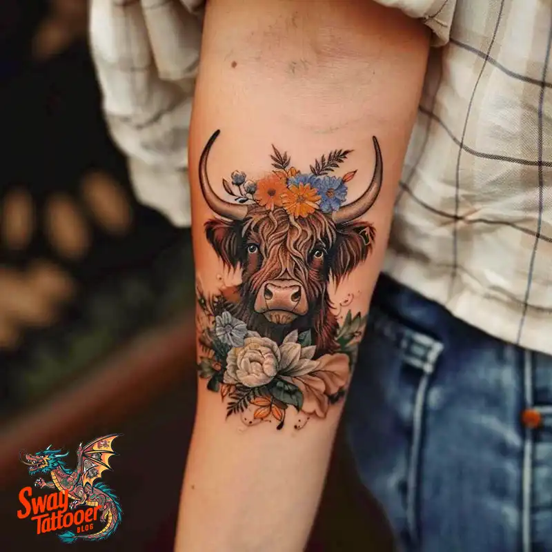 160 Cow Tattoo Design Ideas: Meaning, Art & Tradition 54 Cow Tattoo