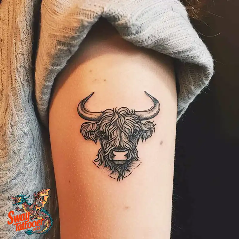 160 Cow Tattoo Design Ideas: Meaning, Art & Tradition 48 Cow Tattoo