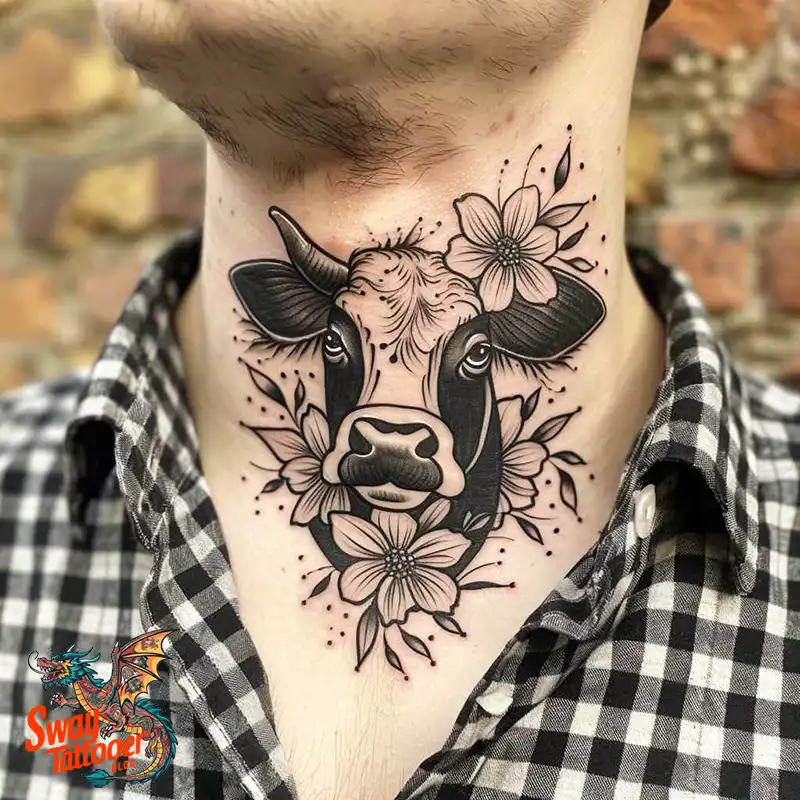 160 Cow Tattoo Design Ideas: Meaning, Art & Tradition 153 Cow Tattoo