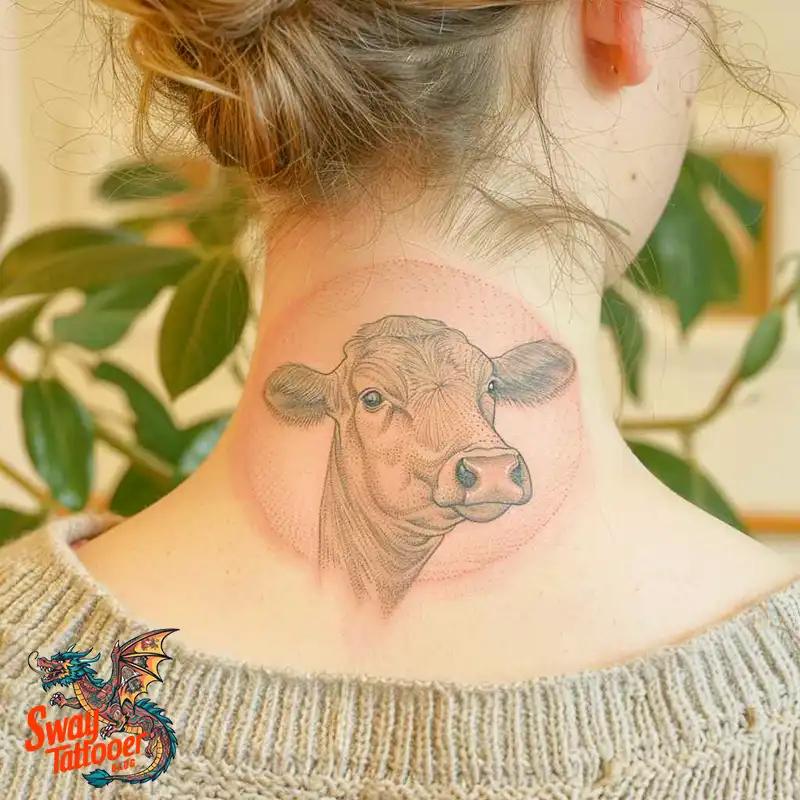 160 Cow Tattoo Design Ideas: Meaning, Art & Tradition 32 Cow Tattoo