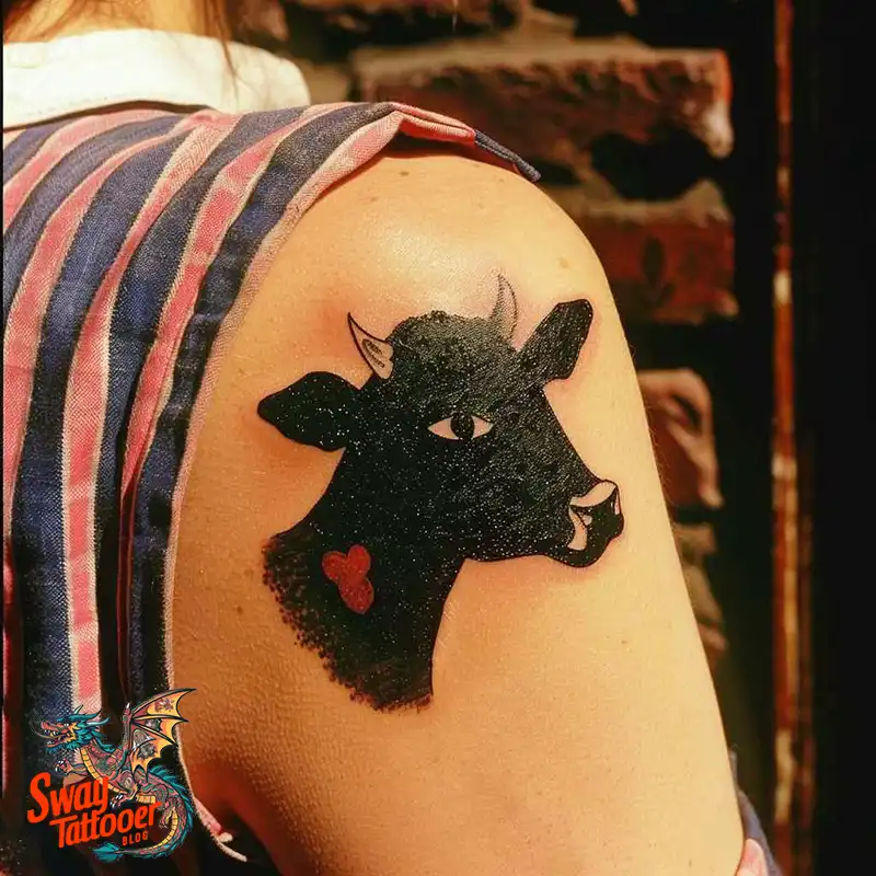 160 Cow Tattoo Design Ideas: Meaning, Art & Tradition 26 Cow Tattoo