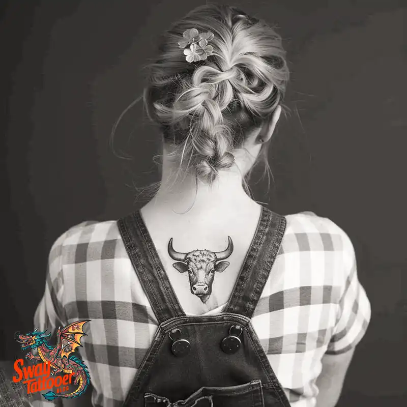 160 Cow Tattoo Design Ideas: Meaning, Art & Tradition 28 Cow Tattoo