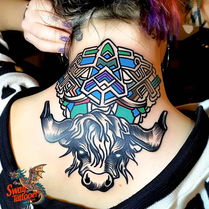 160 Cow Tattoo Design Ideas: Meaning, Art & Tradition 21 Cow Tattoo