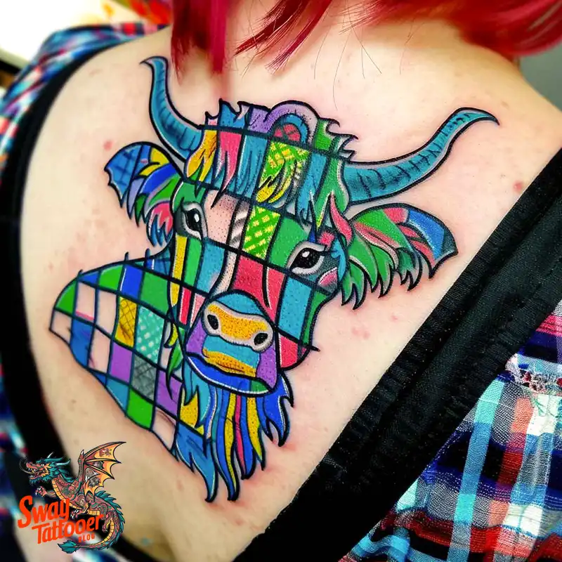 160 Cow Tattoo Design Ideas: Meaning, Art & Tradition 19 Cow Tattoo