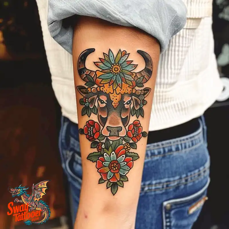 160 Cow Tattoo Design Ideas: Meaning, Art & Tradition 10 Cow Tattoo