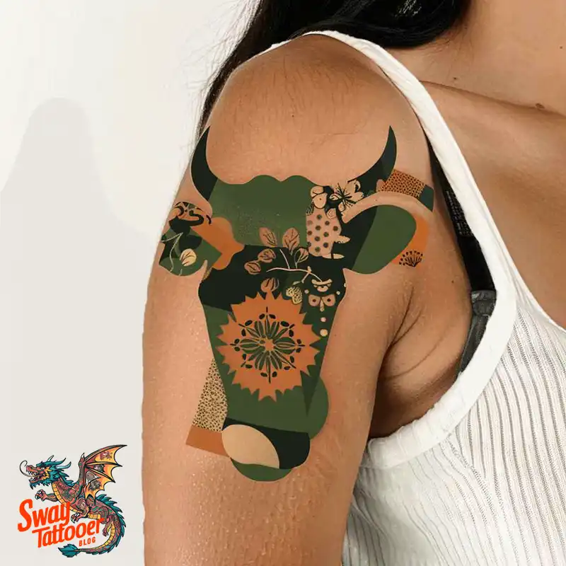 160 Cow Tattoo Design Ideas: Meaning, Art & Tradition 6 Cow Tattoo