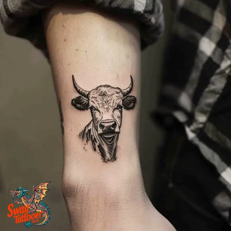 160 Cow Tattoo Design Ideas: Meaning, Art & Tradition 149 Cow Tattoo