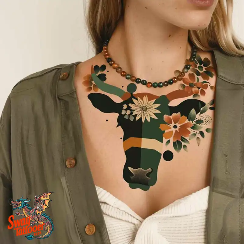 160 Cow Tattoo Design Ideas: Meaning, Art & Tradition 5 Cow Tattoo