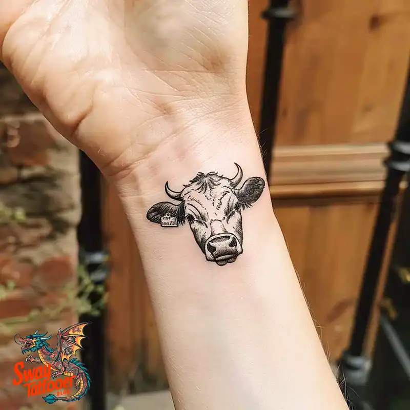 160 Cow Tattoo Design Ideas: Meaning, Art & Tradition 148 Cow Tattoo