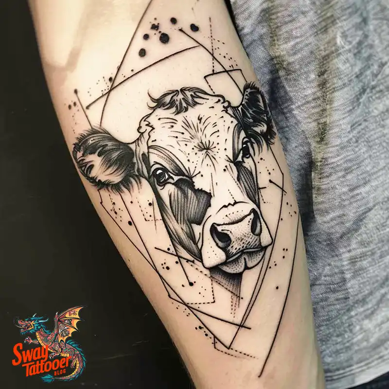 160 Cow Tattoo Design Ideas: Meaning, Art & Tradition 147 Cow Tattoo