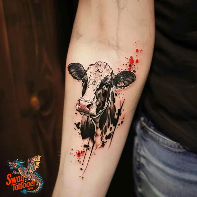 160 Cow Tattoo Design Ideas: Meaning, Art & Tradition 143 Cow Tattoo