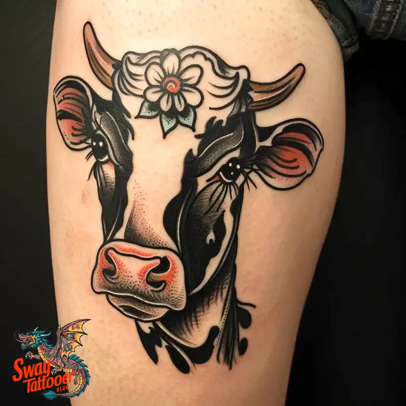 160 Cow Tattoo Design Ideas: Meaning, Art & Tradition 140 Cow Tattoo