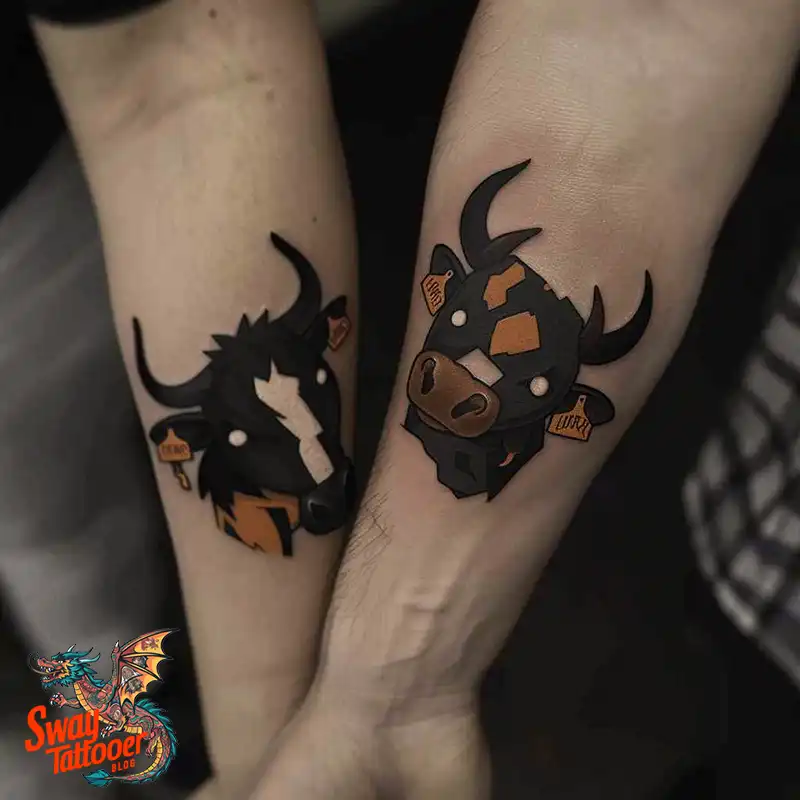 160 Cow Tattoo Design Ideas: Meaning, Art & Tradition 138 Cow Tattoo