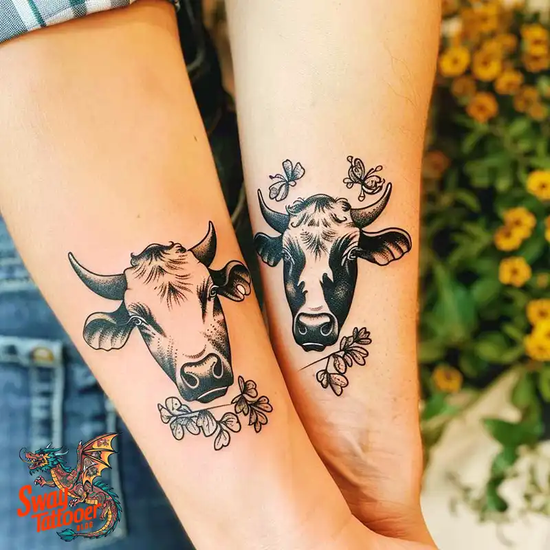 160 Cow Tattoo Design Ideas: Meaning, Art & Tradition 135 Cow Tattoo