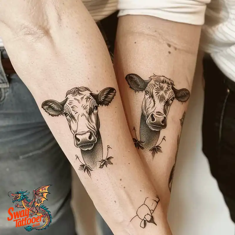 160 Cow Tattoo Design Ideas: Meaning, Art & Tradition 134 Cow Tattoo