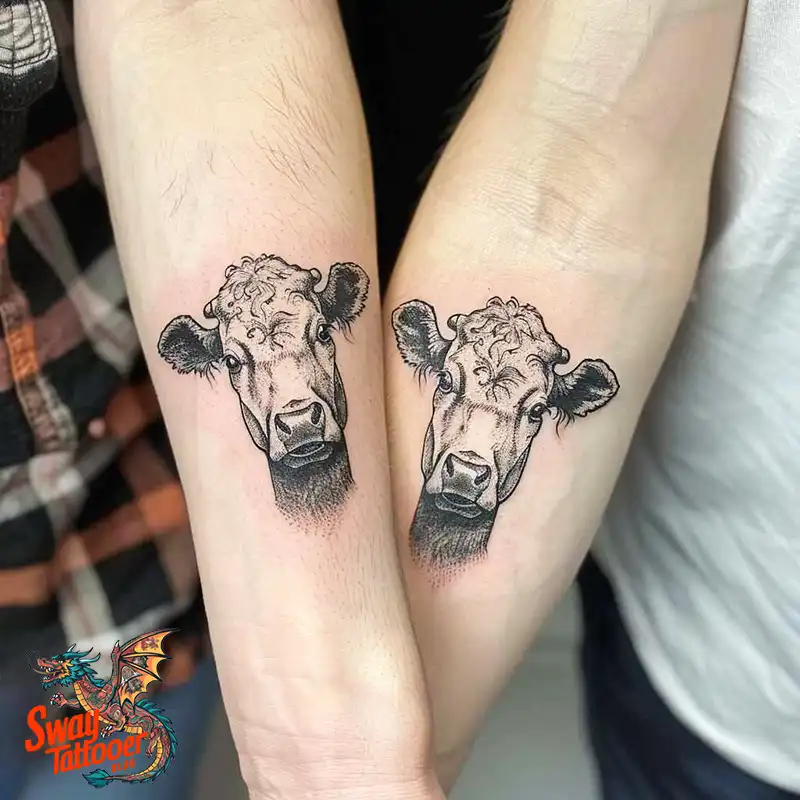 160 Cow Tattoo Design Ideas: Meaning, Art & Tradition 130 Cow Tattoo