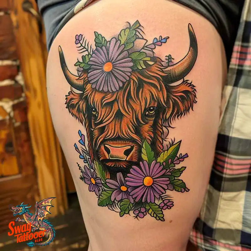 160 Cow Tattoo Design Ideas: Meaning, Art & Tradition 131 Cow Tattoo