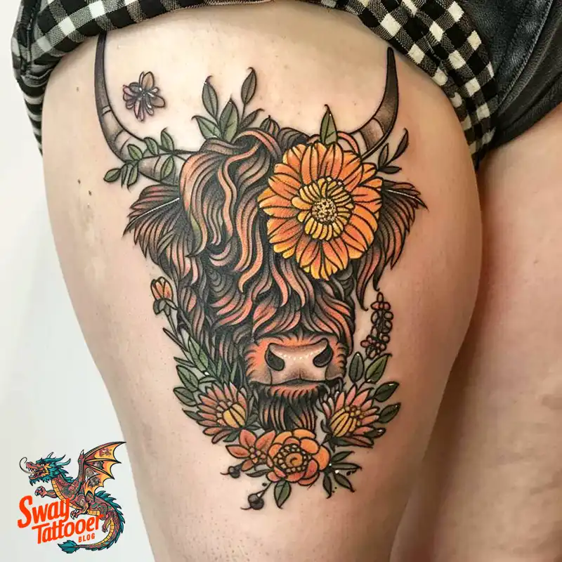 160 Cow Tattoo Design Ideas: Meaning, Art & Tradition 133 Cow Tattoo