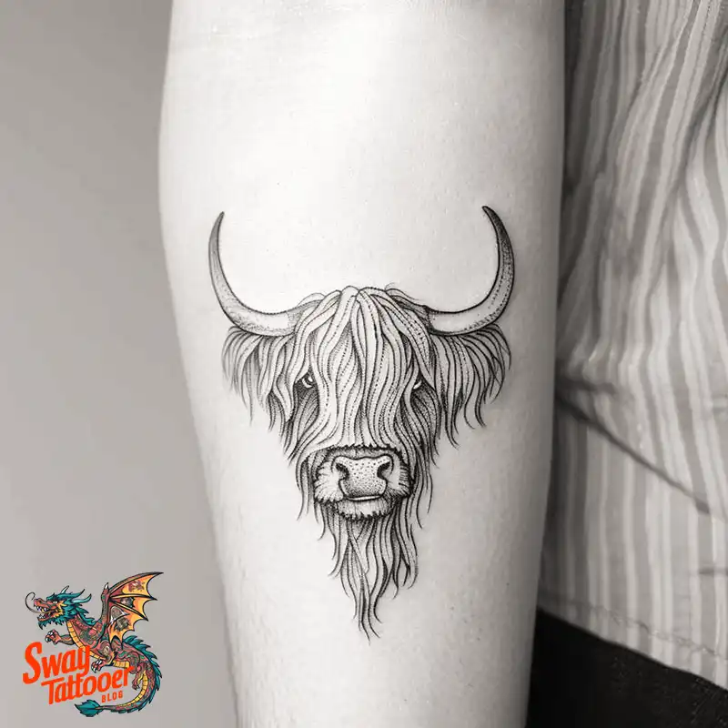 160 Cow Tattoo Design Ideas: Meaning, Art & Tradition 113 Cow Tattoo