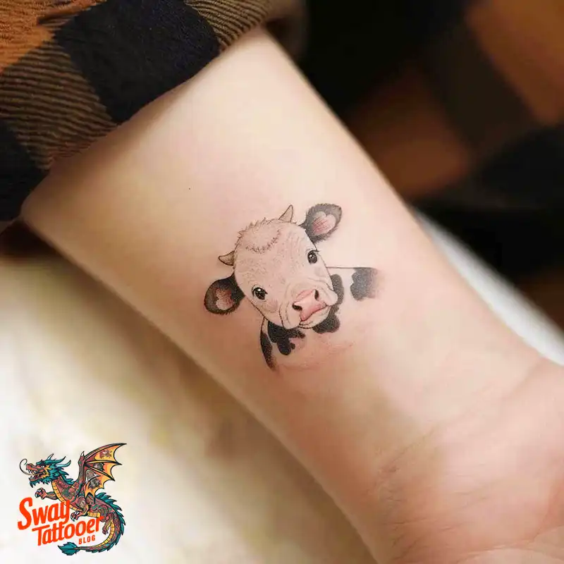 160 Cow Tattoo Design Ideas: Meaning, Art & Tradition 111 Cow Tattoo