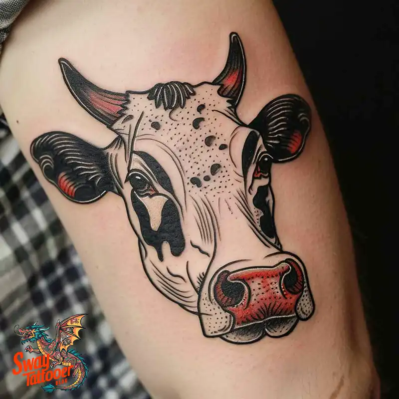 160 Cow Tattoo Design Ideas: Meaning, Art & Tradition 159 Cow Tattoo