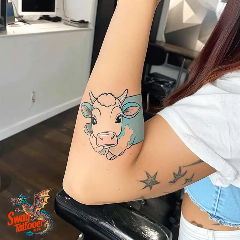 160 Cow Tattoo Design Ideas: Meaning, Art & Tradition 104 Cow Tattoo