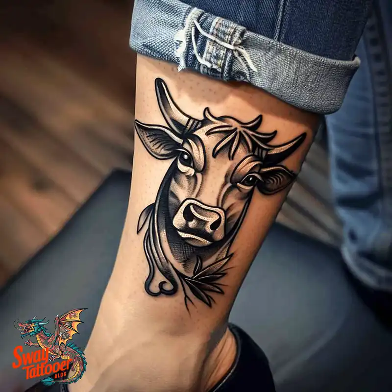 160 Cow Tattoo Design Ideas: Meaning, Art & Tradition 97 Cow Tattoo