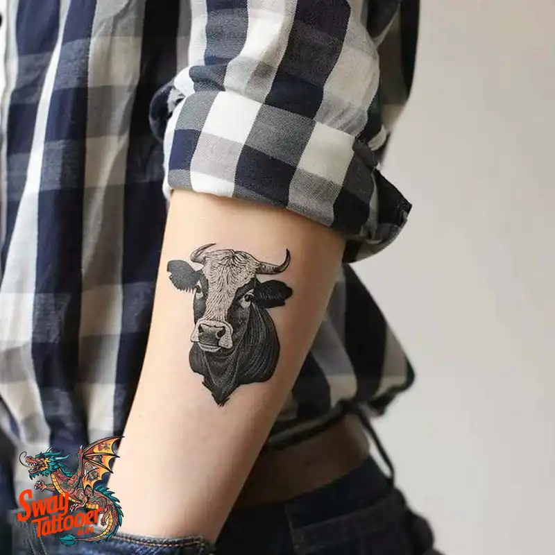 160 Cow Tattoo Design Ideas: Meaning, Art & Tradition 95 Cow Tattoo