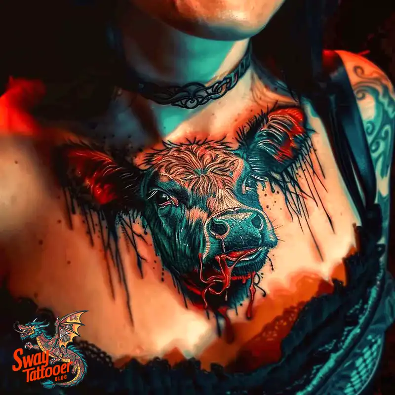 160 Cow Tattoo Design Ideas: Meaning, Art & Tradition 94 Cow Tattoo