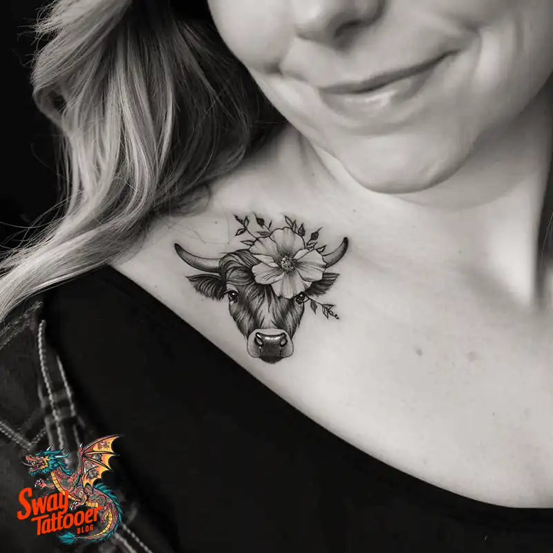 160 Cow Tattoo Design Ideas: Meaning, Art & Tradition 92 Cow Tattoo