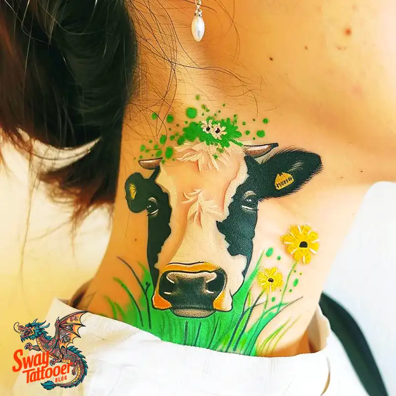 160 Cow Tattoo Design Ideas: Meaning, Art & Tradition 88 Cow Tattoo