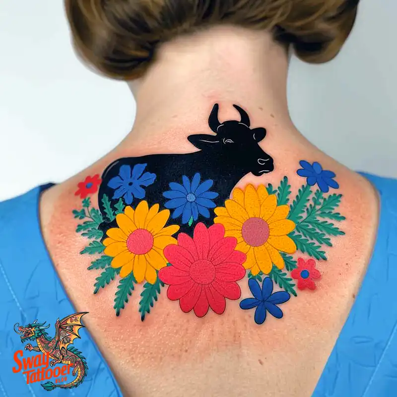 160 Cow Tattoo Design Ideas: Meaning, Art & Tradition 86 Cow Tattoo