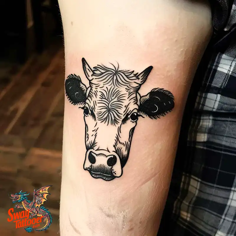 160 Cow Tattoo Design Ideas: Meaning, Art & Tradition 157 Cow Tattoo