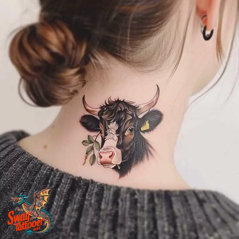 160 Cow Tattoo Design Ideas: Meaning, Art & Tradition 83 Cow Tattoo